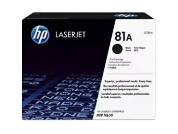HP 81A Black 100% Original LaserJet Toner Cartridge (CF281A)